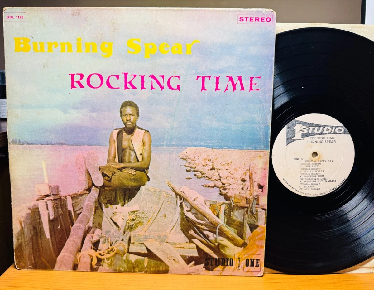 Burning Spear レコード　レゲエ　ＳＯＬ1123 Burning Spear : Rocking Time LP - Reggae Land Muzik Store