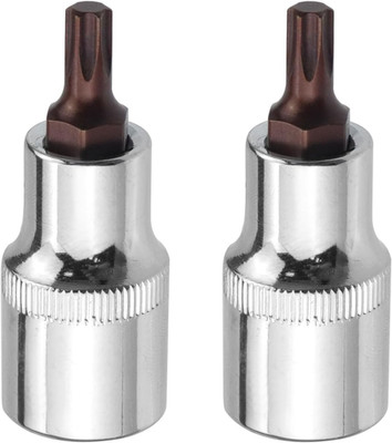 Vehicle T35 Torx Head Screwdriver 1/2'' Square Drive Socket Kit,2-Pack