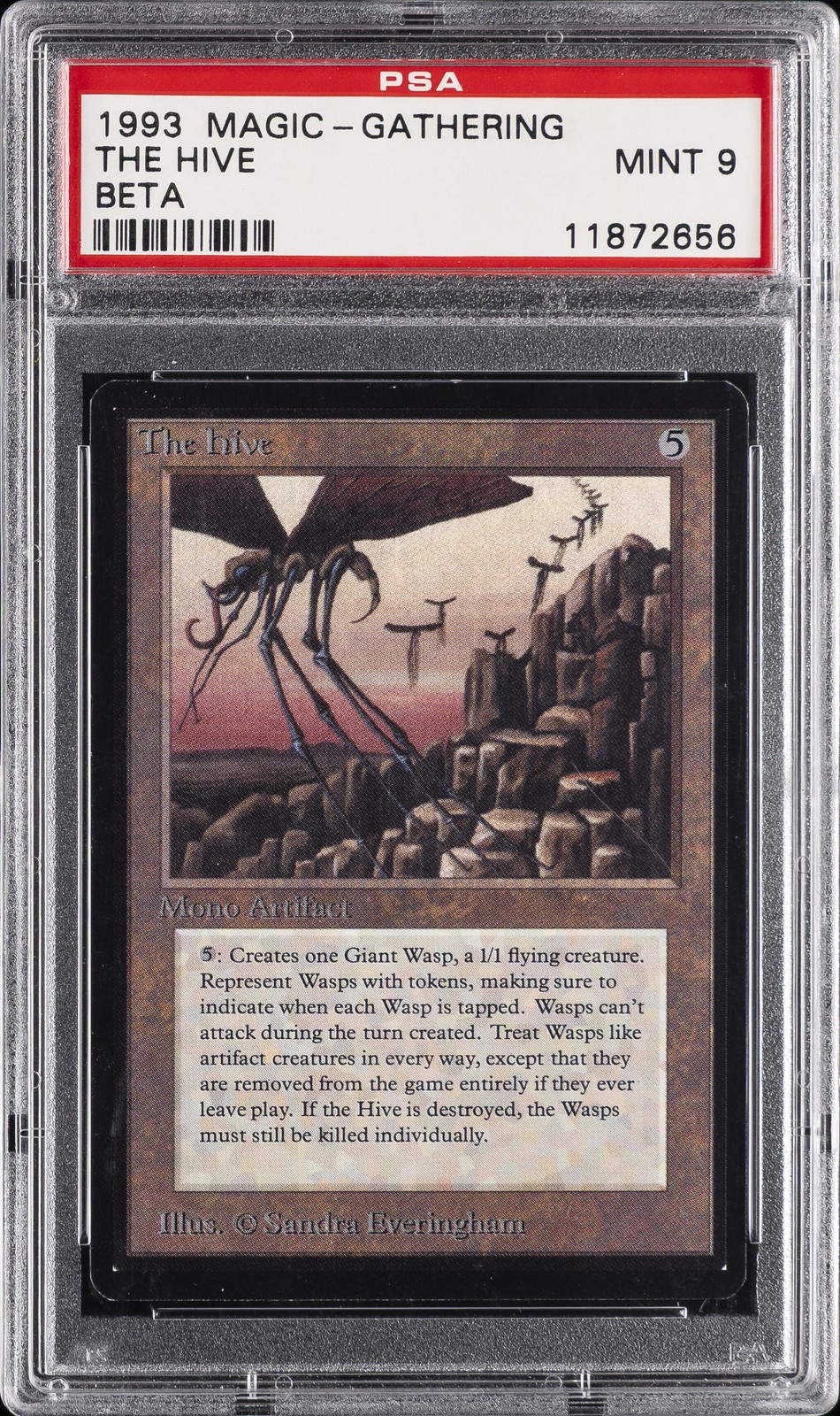 1993 MTG BETA THE HIVE PSA 9