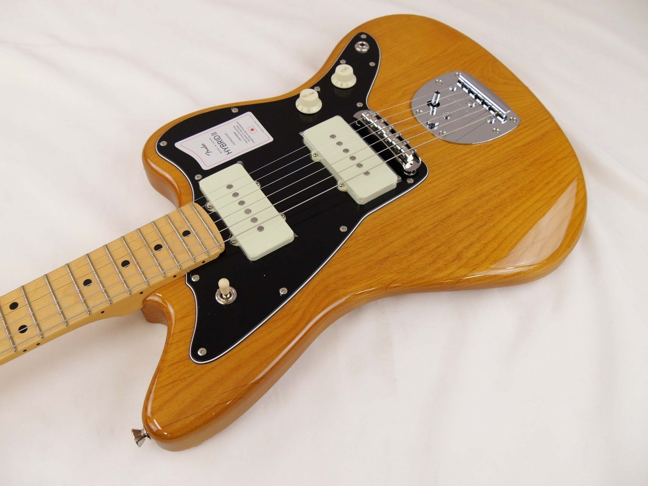 Fender Made in Japan Hybrid II Jazzmaster Electric Guitar Vintage Natural