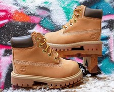 Timberland Premium 6  Waterproof Wheat Nubuck Boots 6M Toddler