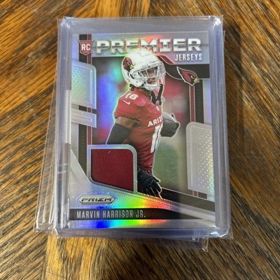 Marvin Harrison Jr. 2024 Panini Premier Jerseys Rookie Patch Card! 8 Cards Total