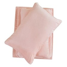 Micro Fleece Bed Sheet Set 4-Piece Polar Fleece Sheet Set Includes King Pink
