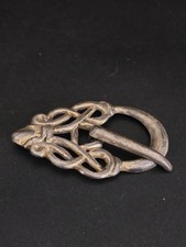 Boucle de Ceinture Viking en Argent Doré Xe–XIe Siècle Artefact