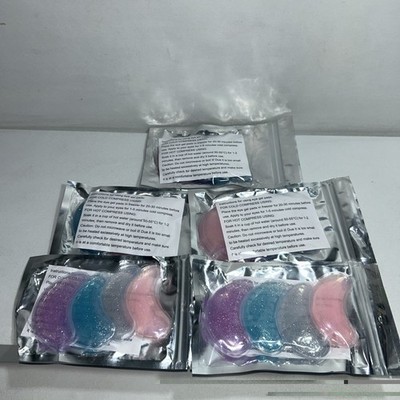 5 Packs Reusable Under Eye Gel Patches, 4 Per Pack, All New & Sealed 