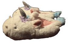 Carter's Plush Unicorn Slippers for Toddler Girl Size 2/3