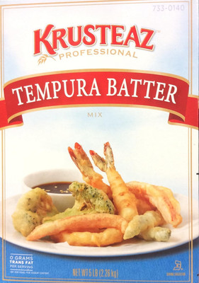 5 Pound  Tempura Batter Mix Just Add Water No MSG Added Zero Grams Trans Fat Res
