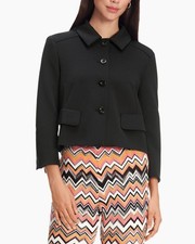 Marc Cain Damen Jacke Butterfly'Sdiary Jersey Schwarz Kragen Gr. N6 - UVP 299€