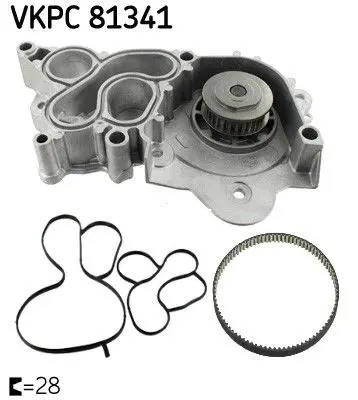 Water pump VKPC 81341 SKF for AUDI SEAT VW SKODA CUPRA