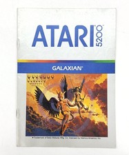 MANUAL ONLY Galaxian Atari 5200 Game Instruct...