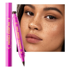 Dual-Ended Freckle Pen, Sponge Stamp Precision Tip,Mousy Brown 02 Soft Spong