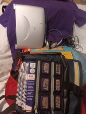 Leap Frog Sed de Saber carry case books  cartridges 1-6 spanish EXCELLENT FAST