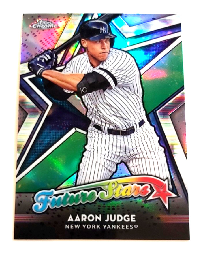 Aaron Judge #FS-1 Baseball Cards 2018 Topps Chrome Future Stars trading card — raw and PSA graded price guide