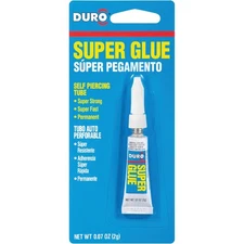 Duro 0.07 Oz. Liquid Super Glue 1347937 Pack of 12 Duro 1347937 079340687257