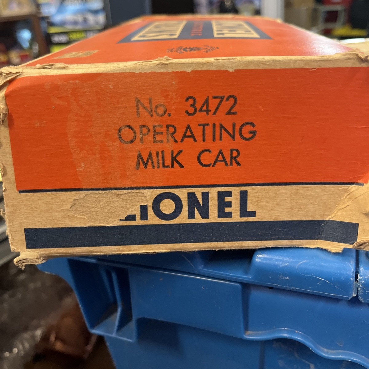 Lionel O 3472 Operating Milk Car W 5 3462 Magnetic Milk Cans