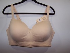 NWT - Truekind Supportive Comfort Wireless Shaping Bra, Beige Size 3XL
