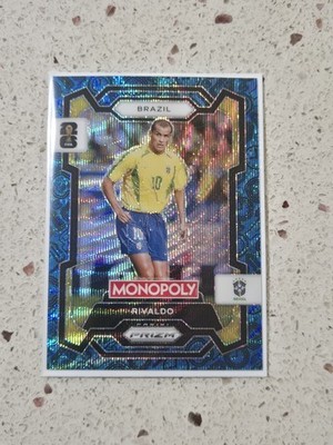 Rivaldo 2026 Panini Prizm Monopoly World Cup Blue Wave