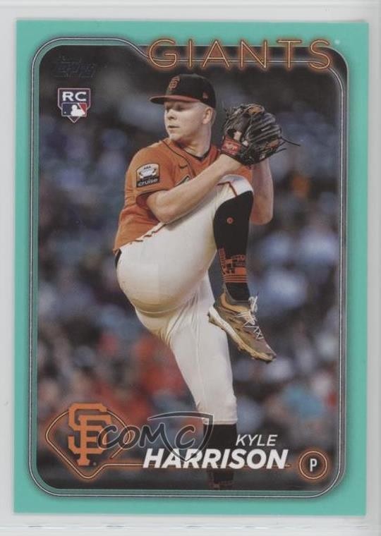 2024 Topps Series 2 Aqua Kyle Harrison #667 05ns