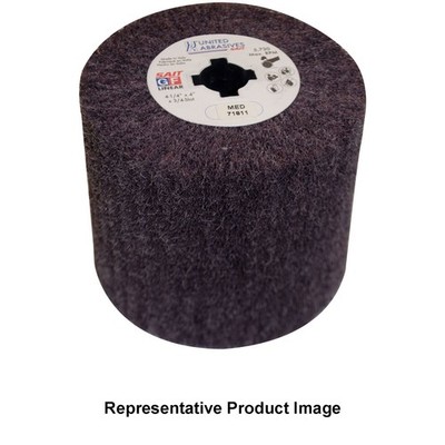 United Abrasives-SAIT 71813 4-1/4x3/4-Slot Grind & Finish Non-Woven Linear Whl V