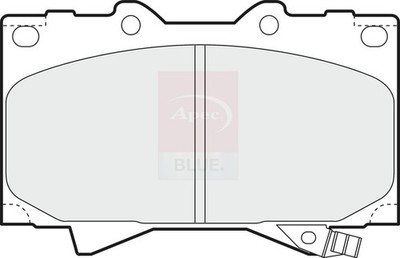Brake Pads Set fits TOYOTA LAND CRUISER AMAZON UZJ100 4.7 Front 98 to 07 2UZ-FE