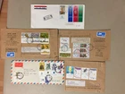 Five Israel registered express covers with TAB sets
