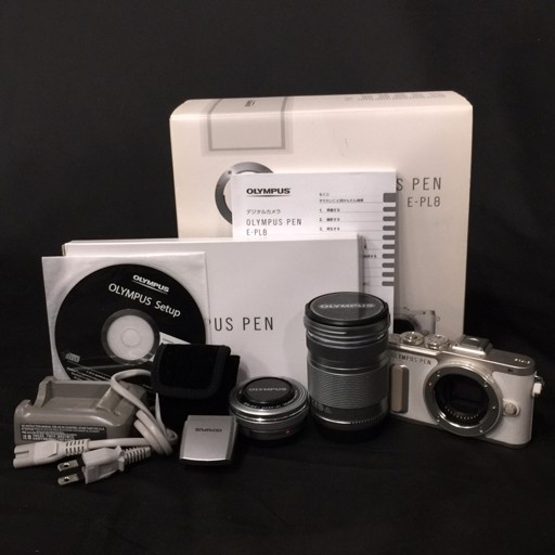 (美品)OLYMPUS PEN E-PL8 Olympus PEN E-PL8 Mirrorless Camera - Black Body
