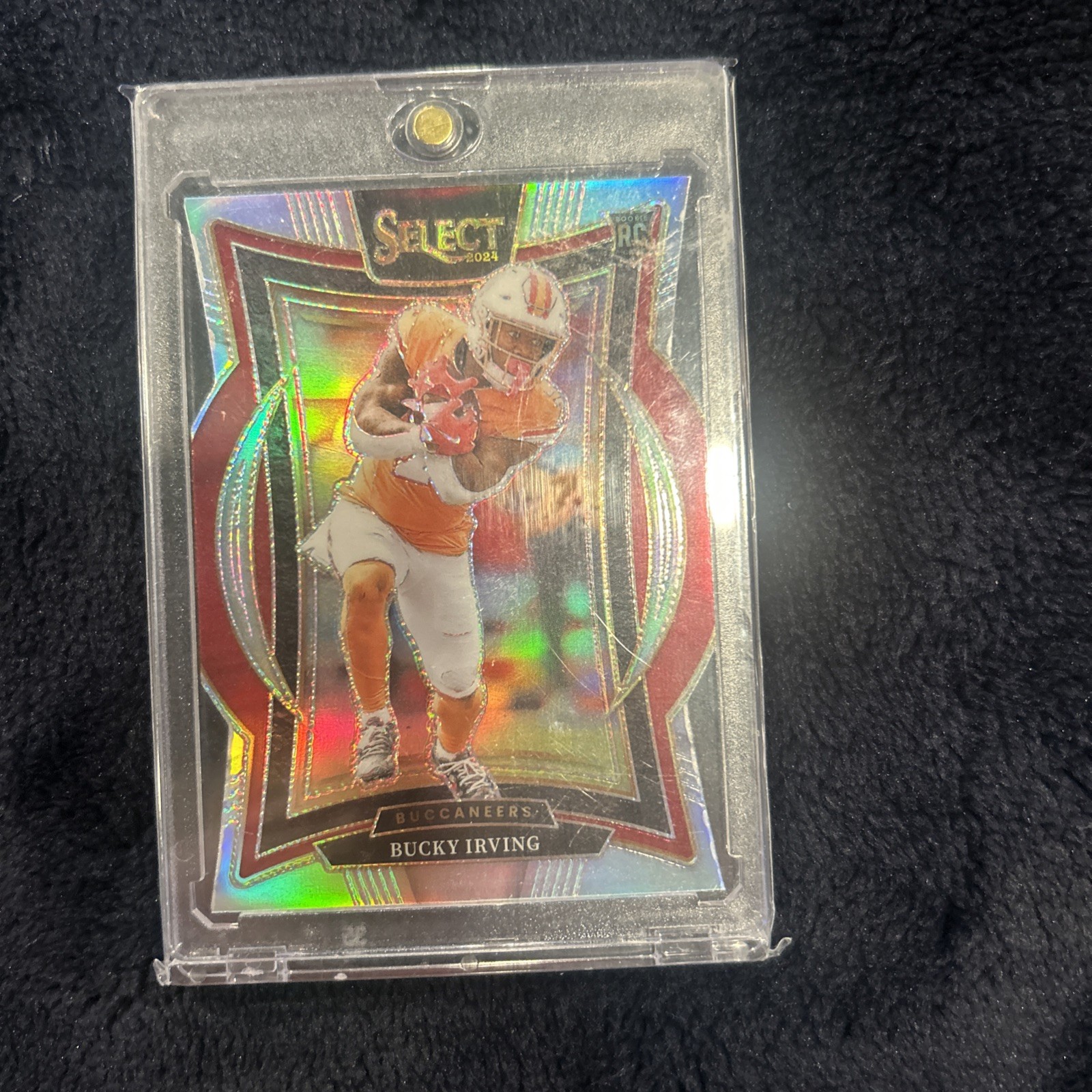 2024 Panini Select - Concourse Bucky Irving #4 Silver Prizm Die-Cut (RC)