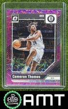 Cameron Thomas 2024-25 Panini Donruss Optic 56/79 Pink Velocity Prizm Nets