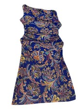 Lauren Ralph Lauren womans sleeveless blue paisley slip on dress size 12 SKU 920