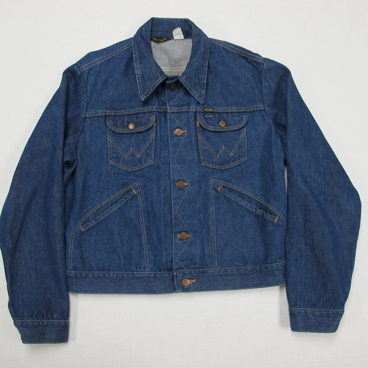 vintage wrangler jean jacket products for sale | eBay