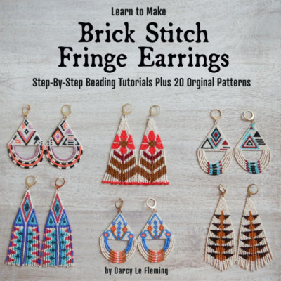 Learn to Make Brick Stitch Fringe Earrings: Step-By-Step Beading Tutorials plus 