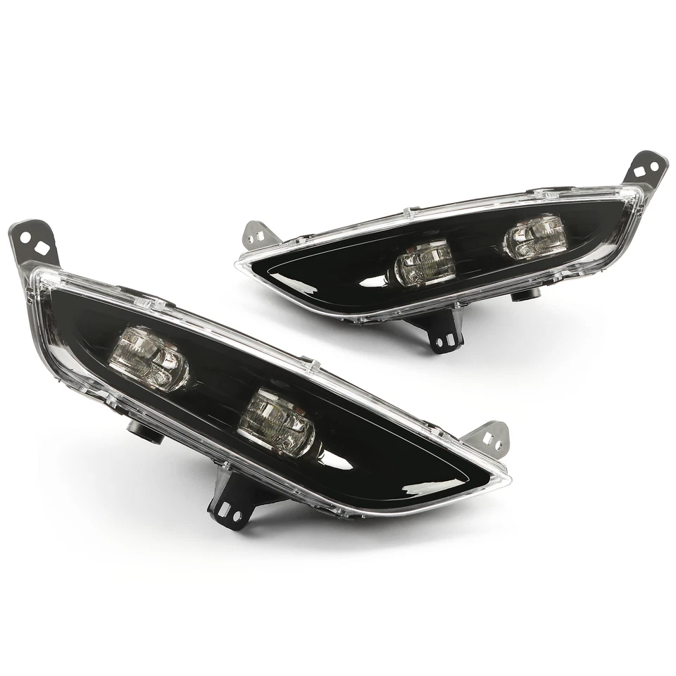 Juego de pares de luces antiniebla LED transparentes izquierda derecha para Chrysler 200 15-17 Foto 2 de 4