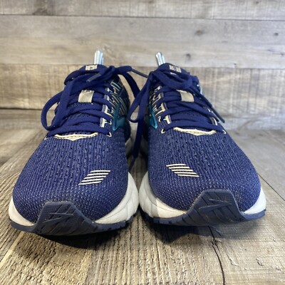 Brooks GTS 19 Aderenaline Navy and Teal Athletic‎ Sneakers Brooks Adrenaline GTS 19 1102841B450 Running | Mercari main image 4