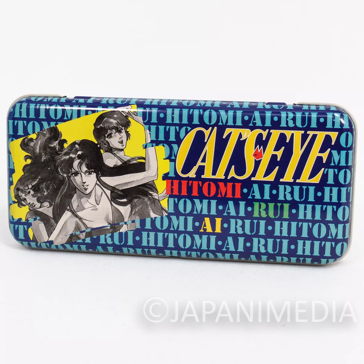 Cat's Eye Rui Hitomi Ai Kisugi Can Pen Case #2 / Hojo Tsukasa