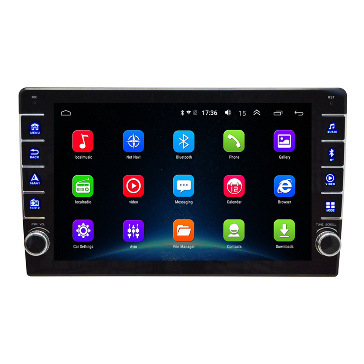 9in Single DIN Car Stereo with MP5 Bluetooth GPS WiFi Touch Screen Mirror Link