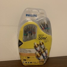 Philips 12' foot Component Video Cable  Stereo Audio. NEW 