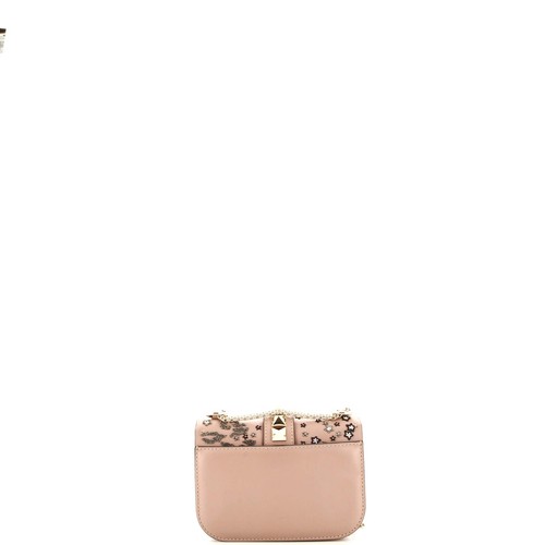Valentino Garavani Glam Lock Shoulder Bag Embroidered Leather Small - Picture 3 of 8