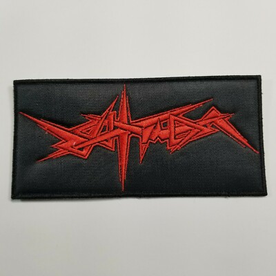 VOMITOR RED  LOGO  EMBROIDERED PATCH
