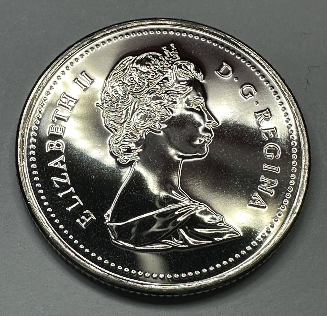 コレクション  Canadian Mint 1987 1987 Canadian Quarter Proof Like 25Cent Coin from Set