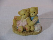Vtg Cherished Teddies Ruth/Gene Eye to Eye/Heart to Heart Figurine 476668,1998 r