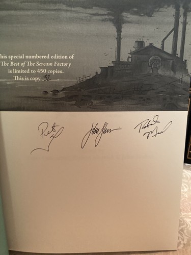 MASSIVE BEST OF THE SCREAM FACTORY SIGNED X3 Cemetery Dance HC LIMITED 32/450 - Imagen 2 de 9