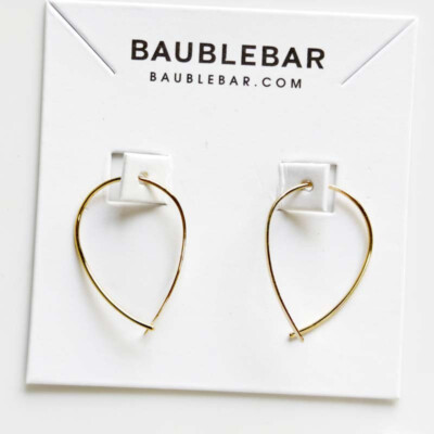 Hoop Earrings Bauble Bar Earring New 27mm Baublebar Simply