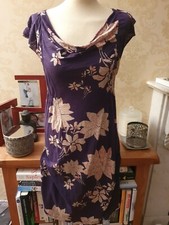 ●WHITE STUFF●Gorgeous Purple~Floral Print~Dress~size 10 