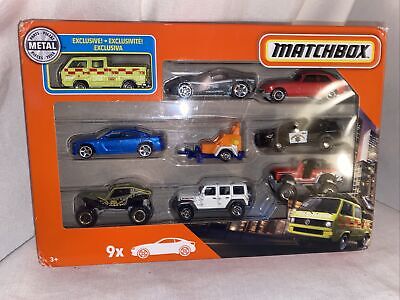 Brand New Matchbox 9 Gift Pack Exclusive Vehicle Mattel Ford Land Rover Honda 