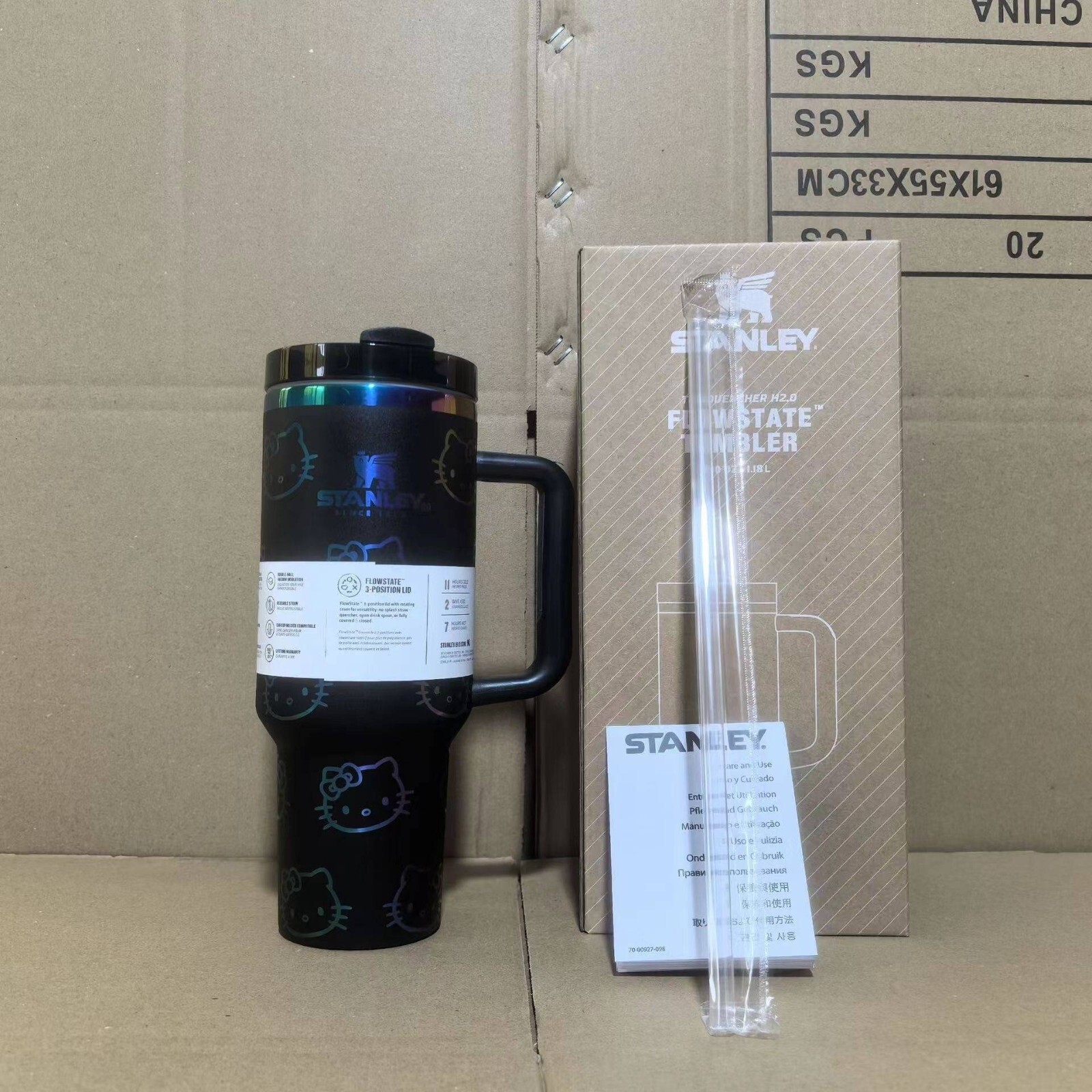 Hello Kitty Stanley 40oz Tumbler in Classic Black