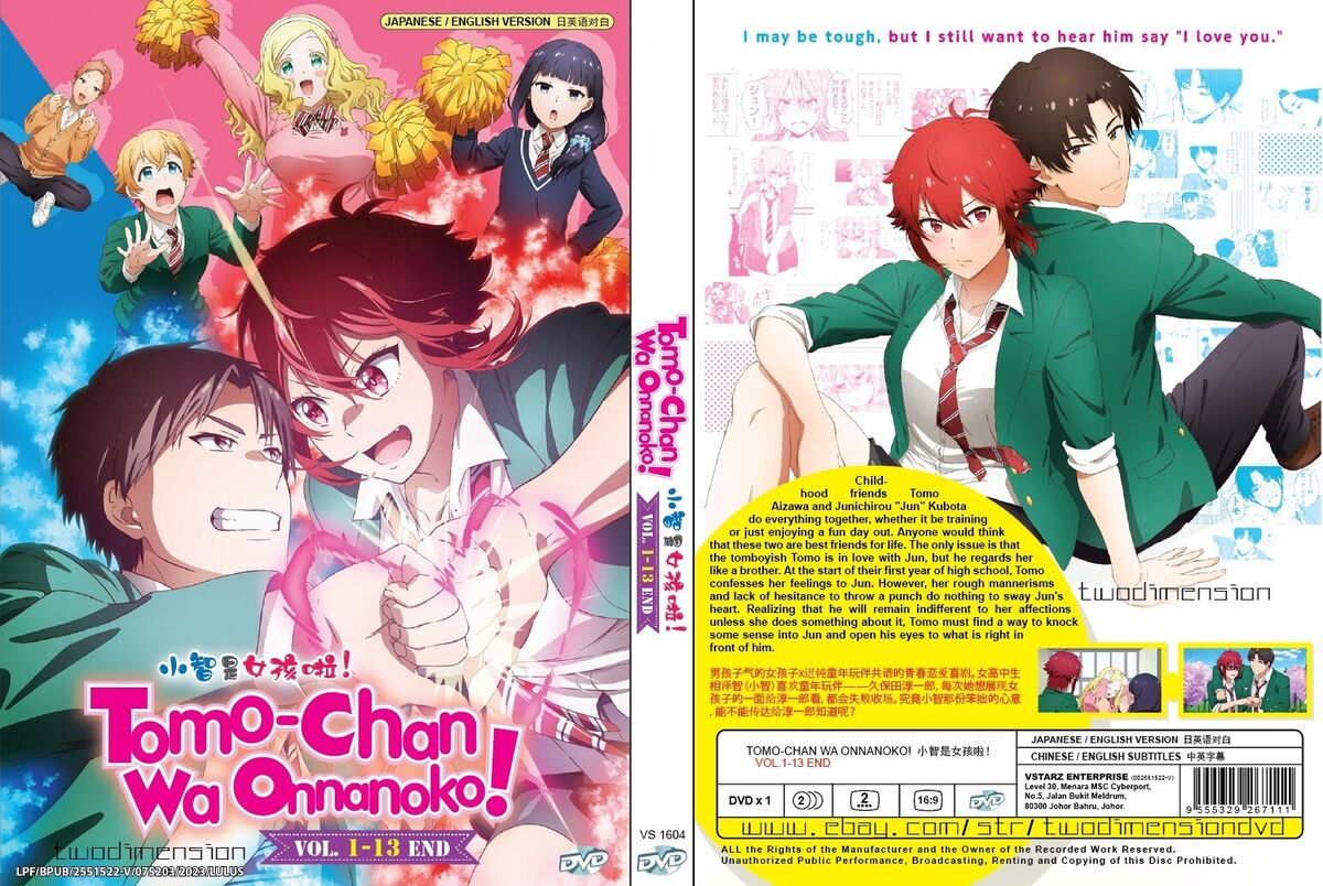 ANIME DVD~ENGLISH DUBBED~Tomo-chan Wa Onnanoko!(1-13End)All region+FREE GIFT