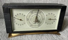 Vintage Mid Century AIRGUIDE Barometer Desk Top Weather Station
