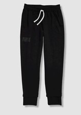 50 Under Armour Boy's Black Warm-Up Fleece Stretch Athletic Sweatpants Size YMD