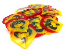 STANDARD Shape No2 Dart Flights Poly Royal 75 micron thickness 10 Sets WOLF