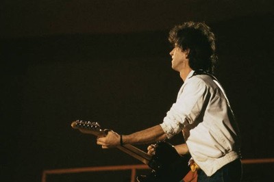 English musician Keith Richards guitarist with Rolling Stones duri- Old Photo